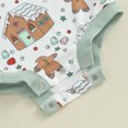 thumbnail image 5 of Newborn Baby Boy Girl Christmas Outfit Gingerbread Man Sweatshirt Romper Long Sleeve Bodysuit Fall Winter My First Christmas Clothes, 5 of 8