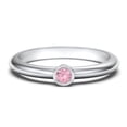 thumbnail image 1 of Ensemble de Bagues avec Pierre de Naissance - Tourmaline Rose (Octobre), 1 of 4