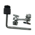 thumbnail image 2 of Drum Set de montaje de montaje L Varilla Ajuste de la abrazadera Hardware de alto rendimiento Piezas de tambor del brazo del platillo para Negro, 2 of 8