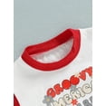 thumbnail image 6 of Aojekbee Independence Day Baby Jumpsuit Casual Summer Contrast Color Short Sleeve Romper for Toddler Boy Girls, 6 of 10