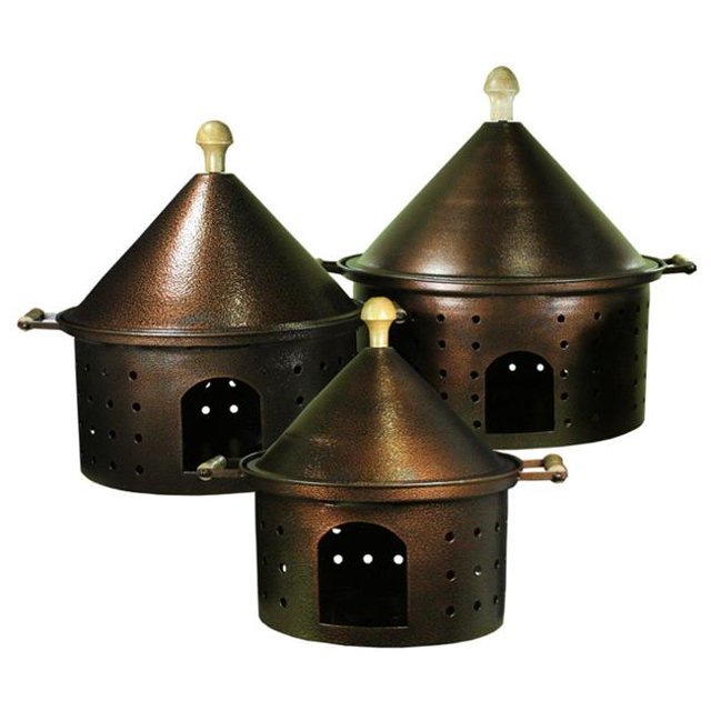 Bonny 3 Piece Chafing Dish With Steal Tub, Bronze