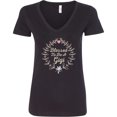 thumbnail image 3 of Inktastic Blessed to Be a Gigi Grandma Women's V-Neck T-Shirt, 3 of 5