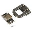 thumbnail image 3 of Uxcell Toggle Latch, 25mm Bronze Decorative Hasp Wooden Box Catch w Screws 6Pcs, 3 of 6