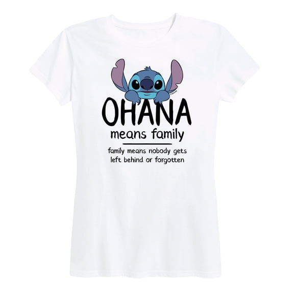 Lilo & Stitch - Ohana Means Family - Women's Short Sleeve Graphic T-Shirt