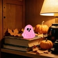 thumbnail image 4 of Mini Halloween Figurines 10pcs Glow in the Dark Ghosts, Cute Resin Ghost Decorations for Halloween Party, Holiday Props and Mini Ghost Ornaments for Indoor Halloween Decor, 4 of 5