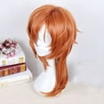 thumbnail image 4 of Peluca Corta Naranja Disfraz de Cosplay Hombres Peluca de Disfraz de Personaje en de Anime Peluca de Fiesta de Halloween, 4 of 5