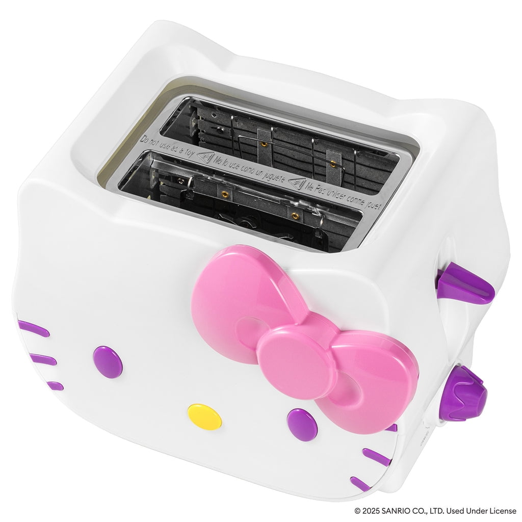 Uncanny Brands, Sanrio Hello Kitty Toaster, Multicolor, 3D design