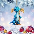 thumbnail image 1 of 26 Letters Cute Animal Baby Christmas Acrylic Ornament Tree Decoration Pendant for Car Holiday Festive Hanging, 1 of 3