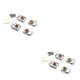 thumbnail image 1 of Scienceny 1 Juego de Clips para espejos, estilo Simple, estructura estable, fácil de instalar, Clip montado, accesorio de vidrio, accesorios para el Titular cuadrado 2piezas Scienceny CBP341126, 1 of 5