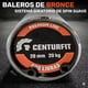 thumbnail image 4 of Barra Recta Olimpica Centurfit 2' Buje Bronce 600lb Negro 2.2m 20kg, 4 of 7
