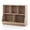 Natural, variant on Furnibear 5-Cube Anti-Tipping Stackable Toy Box Cabinet, White
