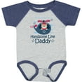 thumbnail image 3 of Inktastic Handsome Like Daddy for Boy Boys Baby Bodysuit, 3 of 5