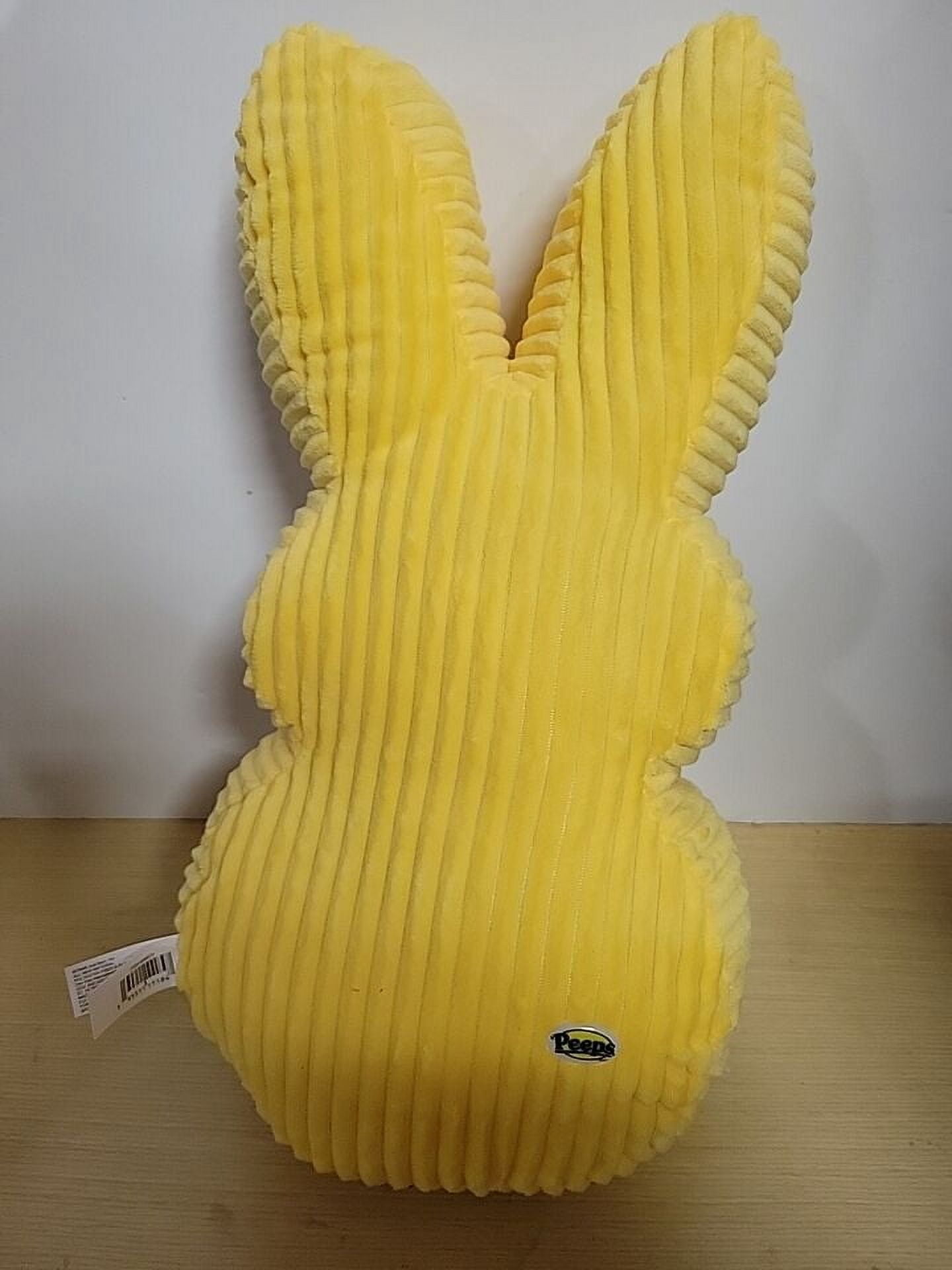 17" Peeps Yellow Corduroy Easter Bunny Animal Adventure Just Born Stuffed Animal