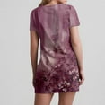 thumbnail image 6 of Xysaqa House Dresses for Womens Casual Half Sleeve Nightgown Soft Comfy Sleepwear Floral Printed Loungewear Flowy Sundress with Pockets S-2XL, 6 of 7