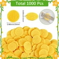 thumbnail image 2 of 1000Pcs Small Yellow Felt Circles Felt Fabric Round 25mm Pre Cut Non Woven Soft Disc Shapes Universal Needlework Handcrafts Circle Pads, 2 of 4