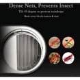 thumbnail image 5 of Stainless Steel Exhaust Air Vent For Industrial Uses, Fine Mesh Screen Wall Vent Cap With Water Deflector Plate And Easy Installation, Wind-Resistant Design (4 Inch 100mm), 5 of 5