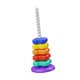 thumbnail image 3 of Juguetes de apilamiento Juego de anillos de arco iris apilador Fine Motor Habilidades Clasificación de color Aprendizaje sensorial Juguete para niños Seis capas, 3 of 9