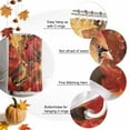 thumbnail image 5 of Shower Curtain 72"W x 72"L Fall Thanksgiving Cardinals Leaves Fabric Shower Curtains Set with Hooks Water Repellent Bathroom Curtains Machine Washable Bathroom Accessories, 5 of 6
