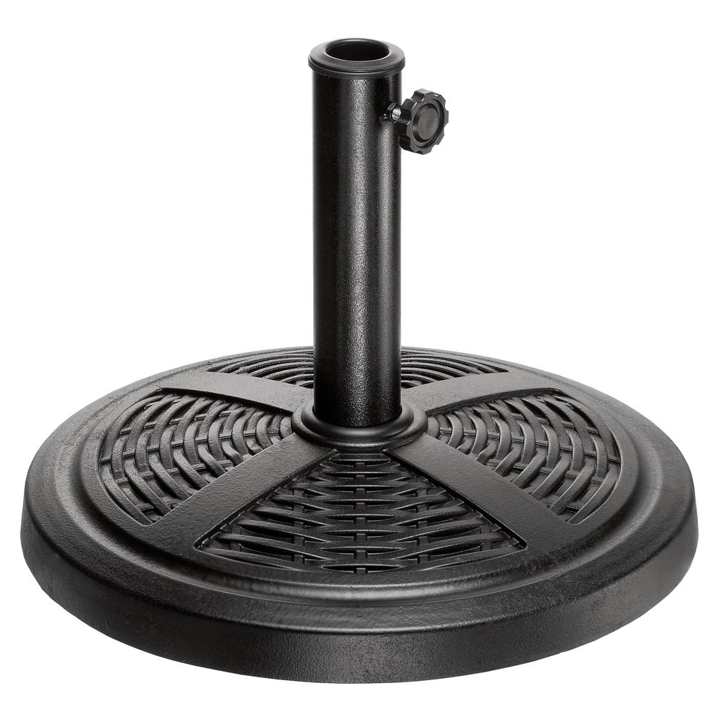 18" Round Free Standing Resin Umbrella Base - Walmart.com - Walmart.com