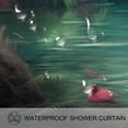 thumbnail image 3 of Flamingo Waterproof Printed Shower Curtain Set with Hooks for Bathroom Decoration, 3 of 5