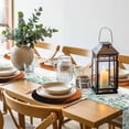 thumbnail image 6 of Burnt Orange Black Ombre Round 13 Inch Placemats Set of 4, Modern Abstract Striped Gradient HeatResistant Non Slip Place Mats for Dining Table, Wipeable Braided Kitchen Table Mats for Housewarming, 6 of 9