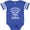 Football Blue and White, variant on Inktastic Handpicked for Earth by My Poppy in Heaven with Angel Wings` Boys or Girls Baby Bodysuit
