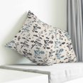 thumbnail image 3 of Grey Blue Botanical Pillow Covers 16x16 Inch Decorative Throw Pillow Cover, Rustic Country Spring Floral Summer Leaf Sofa Pillowcases Accent Cushion Case Home Decor Bedroom Living Room, 3 of 6
