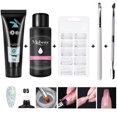 thumbnail image 3 of Kit Completo para Uñas con Gel de Construcción Rápida BEMT22 – Incluye Gel de 15g, Solución Deslizante de 30ml, 100 Moldes, Lima Doble y Cepillo – Ideal para Extensiones de Uñas Profesionales, 3 of 6