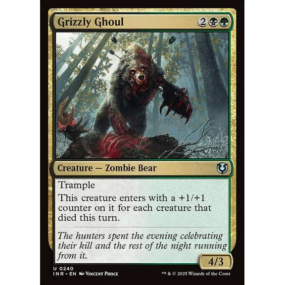 MtG Innistrad Remastered Uncommon Grizzly Ghoul #240