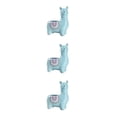 thumbnail image 4 of Wweixi 1/2/3 Animal Shape Pots Durable Materials For In Garden For Small Spaces Eco-friendly Crooked Head skyblue 3PCS, 4 of 6