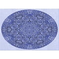 thumbnail image 1 of Ahgly Company Machine Washable Indoor Rectangle Transitional Blue Angel Blue Area Rugs, 8' x 10', 1 of 7