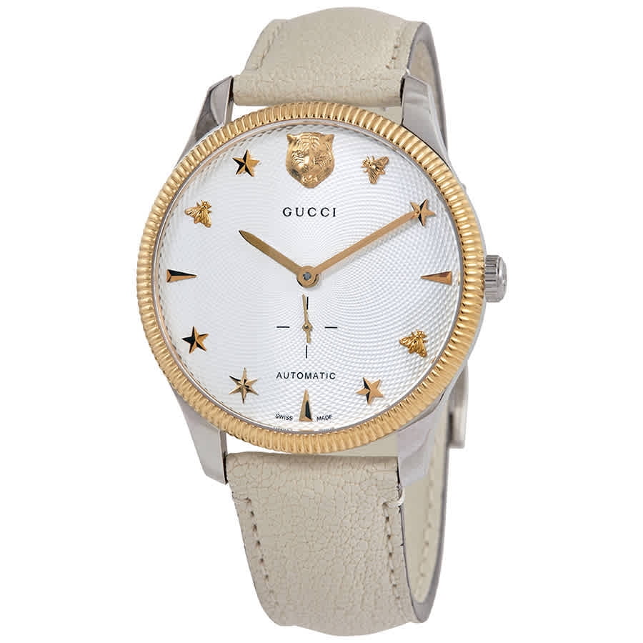 Gucci G-Timeless Automatic Silver Dial 
