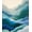 Blue, Pattern 4, variant on ODIKA 4'x6' Machine Washable Non-Slip Area Rug, Subtle Marble Effect Neutral Abstract Large High Traffic Rug with Pad, White, 44275