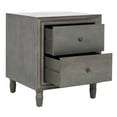 thumbnail image 4 of SAFAVIEH Blaise Nautical Nightstand with 2 Storage Drawers, French Grey, 4 of 14