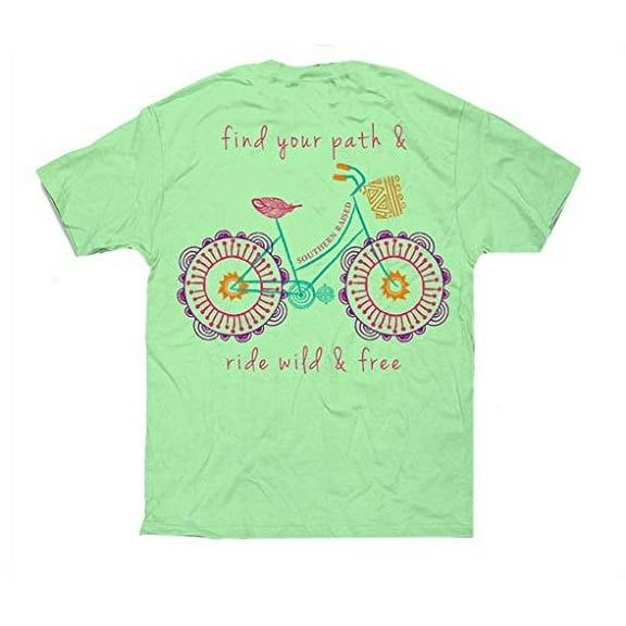 Southern Raised Find Your Path Short Sleeve Pocket T-Shirt-Island Reef-Small
