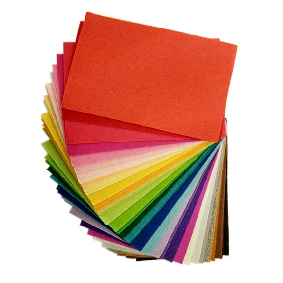 Homoyoyo Assorted Color Felt Fabric, Durable DIY Sheets for Crafts, Easy to Use, 40Pcs
