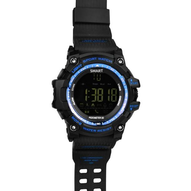 NUEVO EX16 Reloj inteligente resistente al agua compatible con Bluetooth para Android IOS iPhone Azul 130623.03 Likrtyny Accesorios electronicos Walmart en linea
