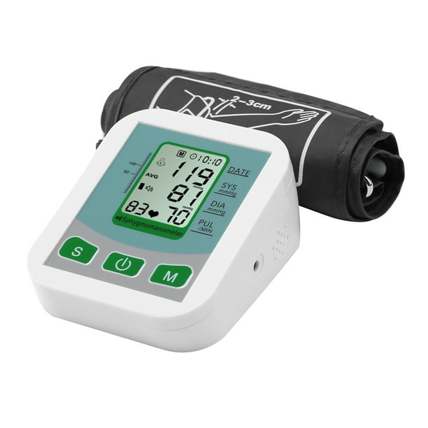 Brazo digital USB Monitor automático de presión arterial y brazalete doméstico Tipo esfigmomanómetro Abanopi Esfigmomanómetro