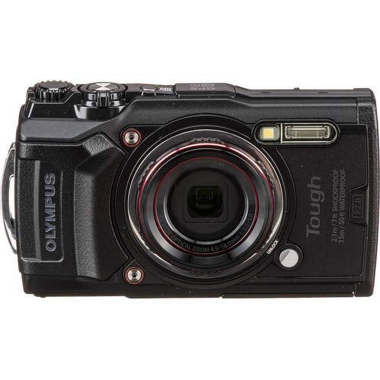 Olympus Tough TG-6 Waterproof Digital Camera (Black) + Pixibytes