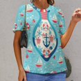 thumbnail image 3 of Nautical Adventure -2 Women's T-Shirt Short Sleeve T Shirts Tops Tee Ladies Loose T, 3 of 7