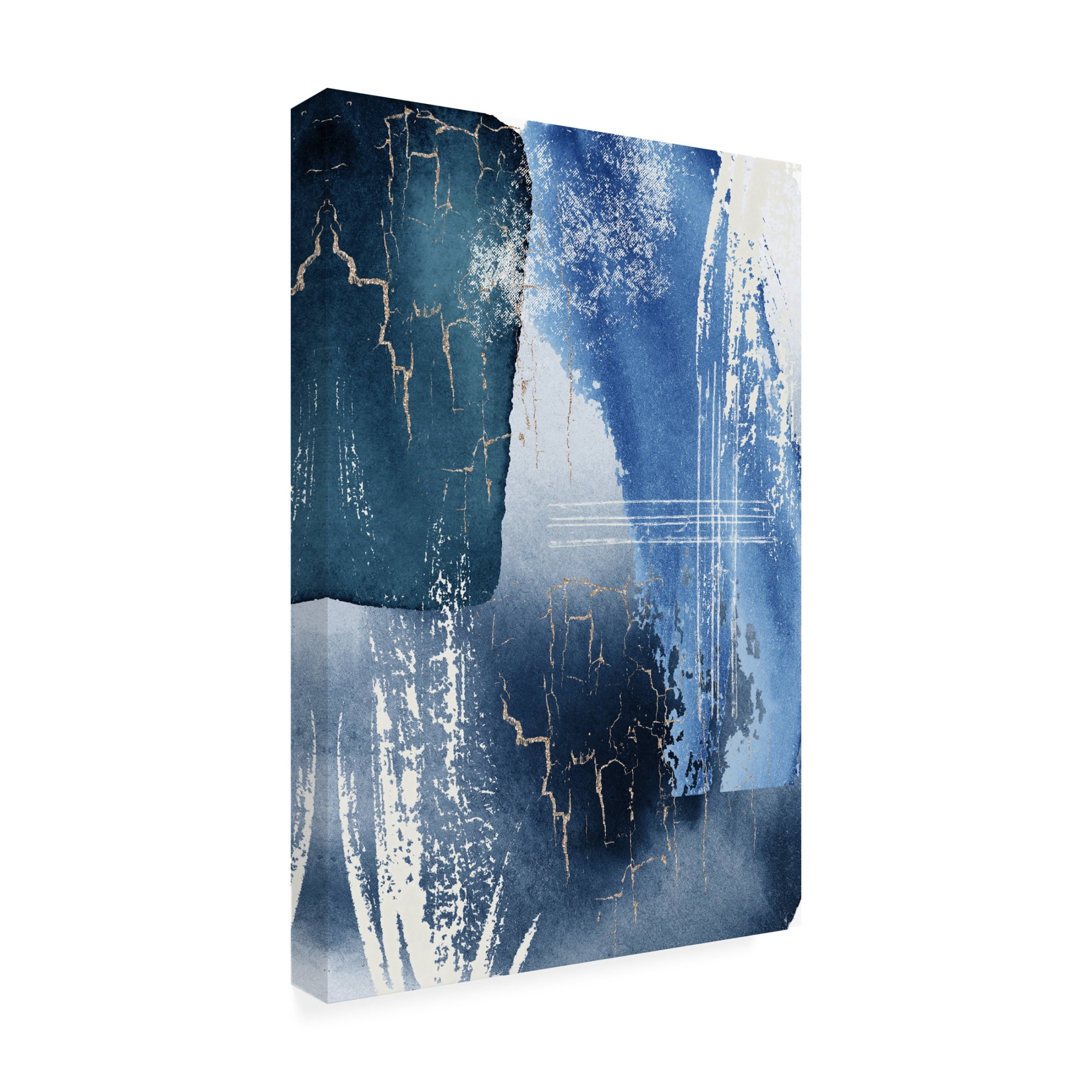 Trademark Fine Art Sally Ann Moss Blue Lagoon 1 Canvas Wall Art