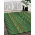thumbnail image 3 of Ahgly Company Machine Washable Indoor Round Transitional Green Area Rugs, 6' Round, 3 of 7