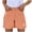 #03Orange, variant on Jean Shorts Womens Stretchy High Waisted Ripped Denim Shorts with Pockets Trendy Distressed Cut Off Shorts Pink L