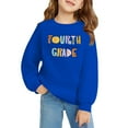 thumbnail image 5 of Coerni First Day of School Pullover Outfits for Girls Fourth Grade Kid Back to School Sweatshirt Comfy Crewneck Blouse Cotton Top, 5 of 7