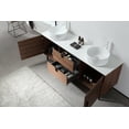 thumbnail image 3 of Portree 72" Walnut Freestanding Bathroom Vanity, 3 of 9