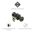 thumbnail image 3 of Design House 753459 Cambridge 2-Way Latch Privacy Door Knob, Adjustable Backset, 3 of 5