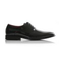thumbnail image 2 of Ferro Aldo George MFA19690 Mens Formal Classic Lace Up Tuxedo Oxford Dress Shoes, in Tuxedo Black, Men's Size 6.5, 2 of 8