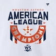 thumbnail image 4 of Men's Fanatics White Houston Astros 2022 American League Champions Locker Room T-Shirt, 4 of 4