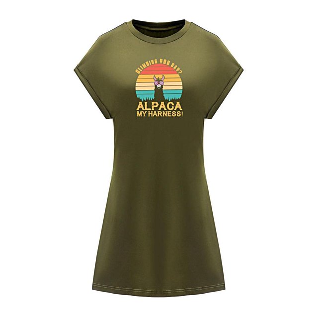 Vestido de verano para mujer, vestido de cuello redondo para citas, viajes, playa, regalo de cumpleaños XL