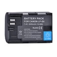 thumbnail image 1 of Batería LP E6 LP-E6 LP E6N, batería de 2650mAh + cargador para cámara Canon 5D Mark II III IV 80D 70D 60D 6D EOS 5Ds 5D2 5D3 5DSR 5D4, 1 of 5